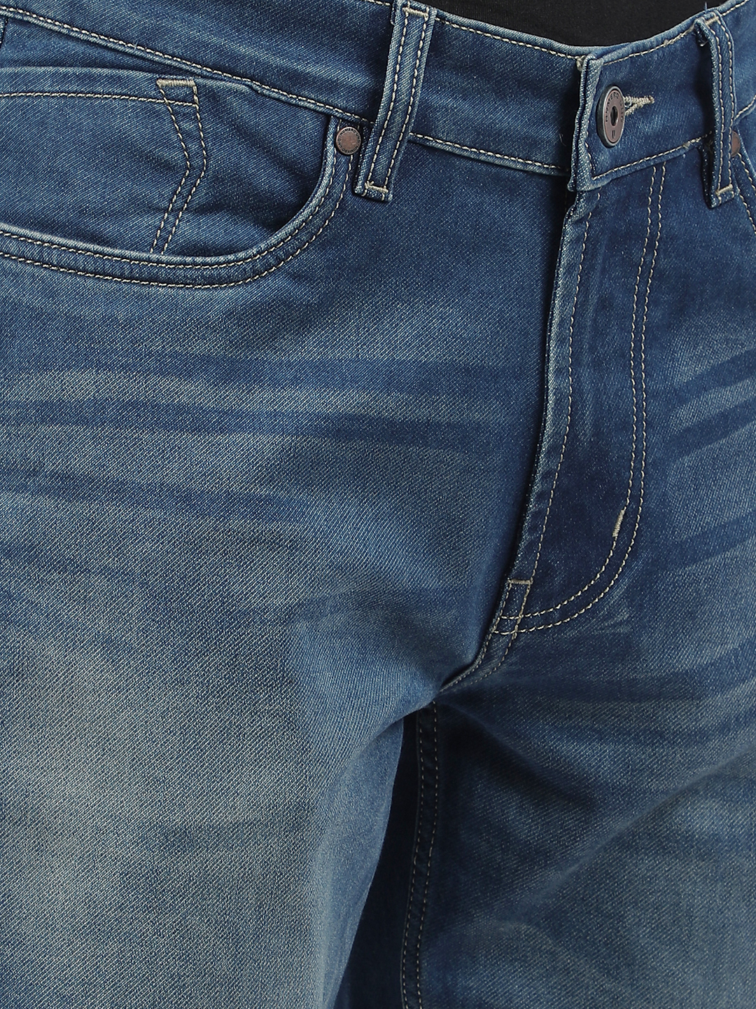 Numero Uno Men Faded Blue Jeans